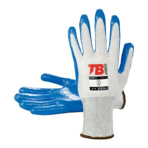 LUVA HPPE/SPANDEX  REVEST NITRILO 445